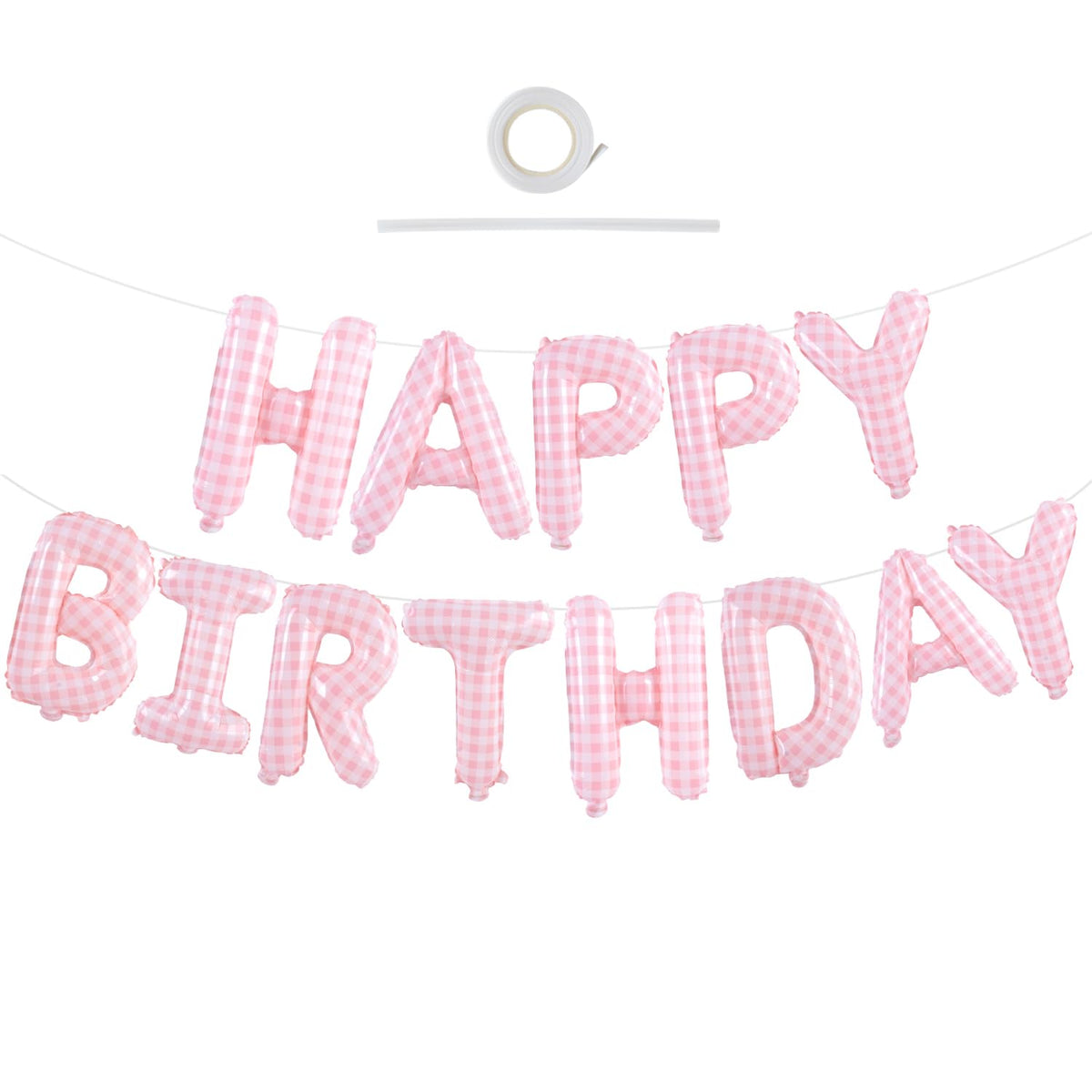 TONIFUL 16 Inch Black Happy Birthday Balloons Banner Decorations for Men