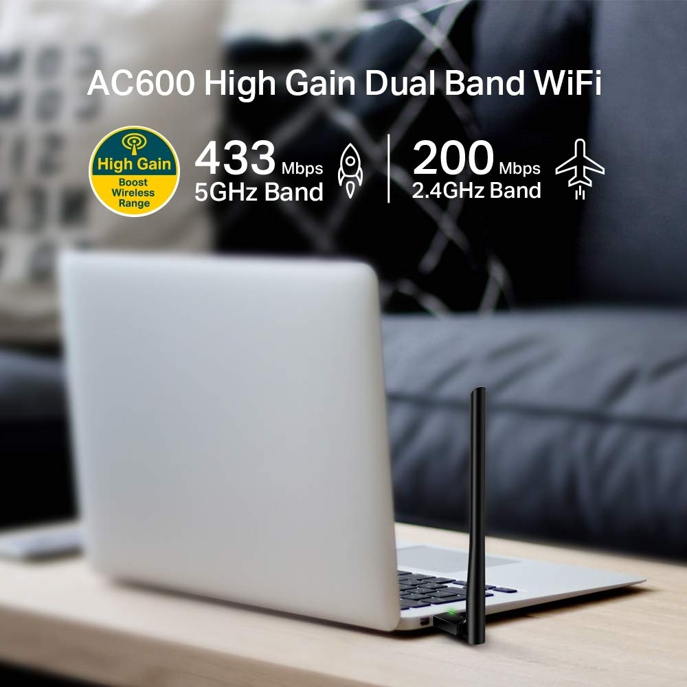 TP-Link Nano USB Bluetooth 4.0 Adapter for PC Laptop Desktop Computer, Bluetooth Dongle and Receiver for Windows 11/10/8.1/8/7/XP, Plug and Play(UB400)