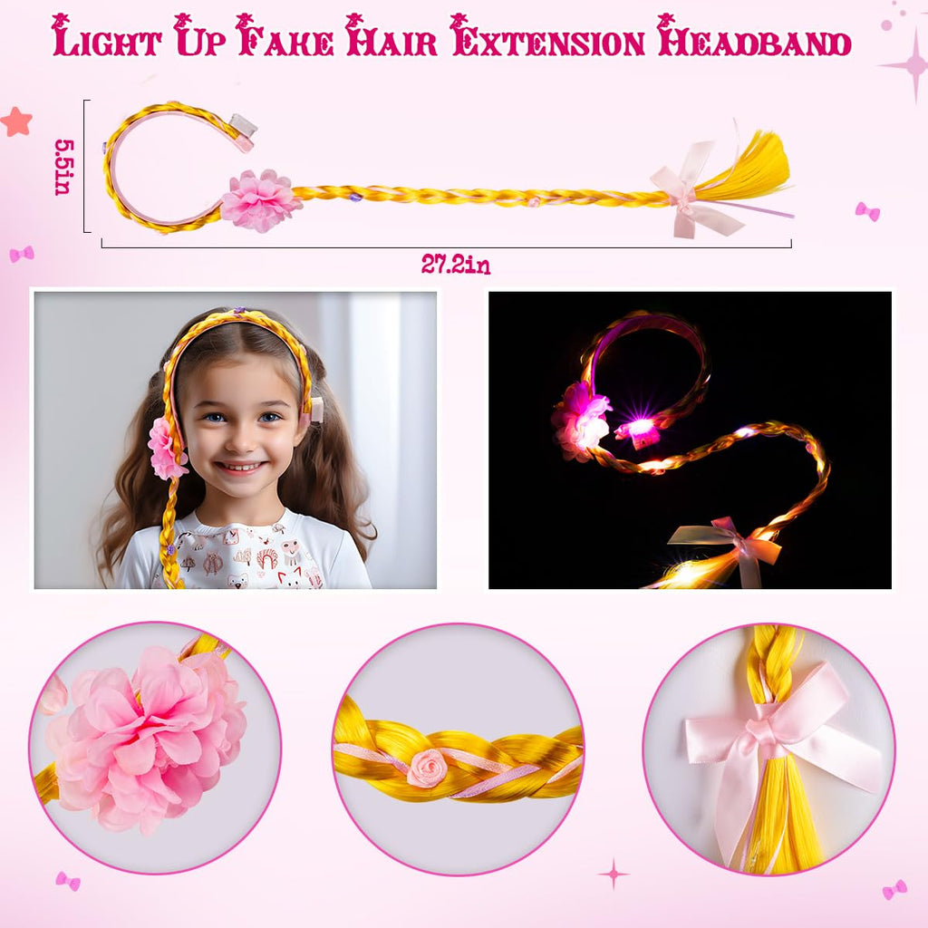 Meland Light Up Princess Dress for Girls Ages 3-10, Halloween Costume Party