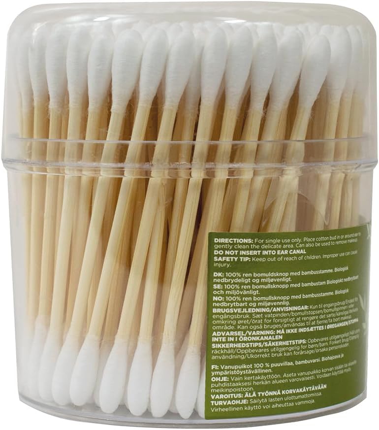 Quest 200 Cotton Buds (Bamboo Stem)
