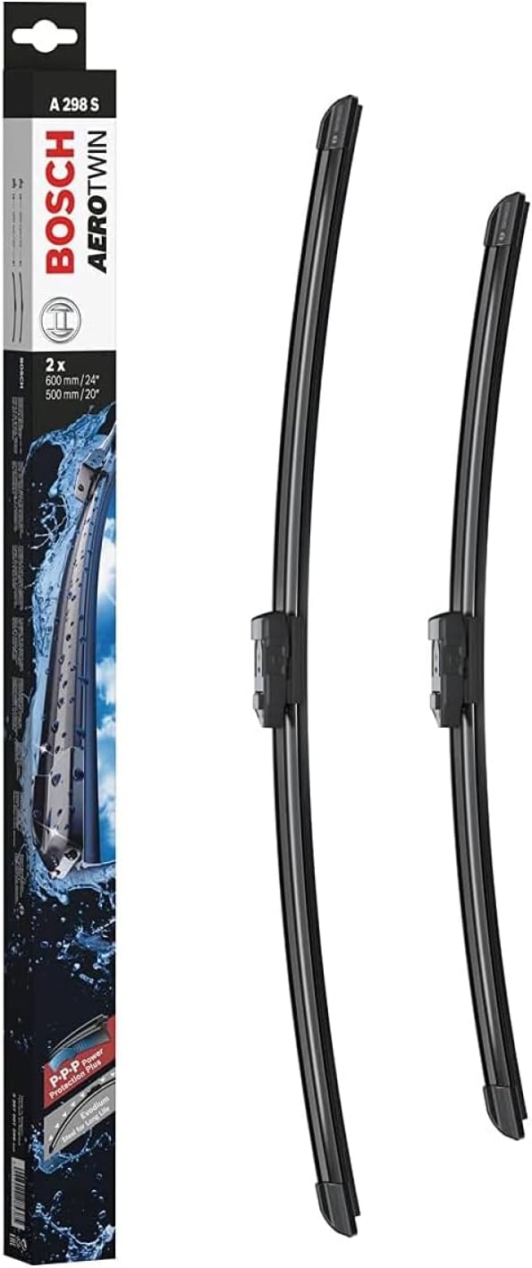 Bosch Aerotwin A 298 S - Front Windscreen Wipers, 2 Blades, 600 mm / 500 mm