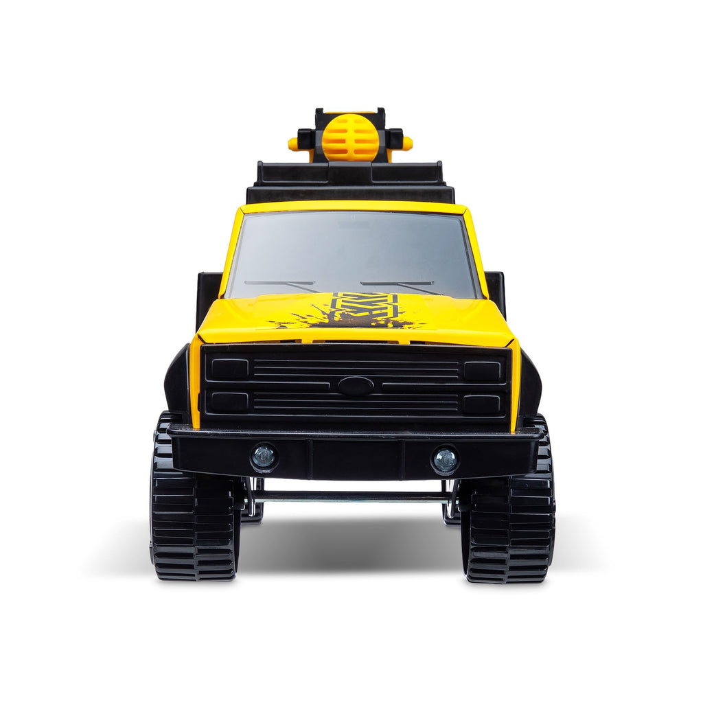 Tonka Steel Classics 4x4 Pickup Truck - Made with Steel & Sturdy Plastic, Yellow Toy Construction Truck, Boys and Girls, Kids, Toddlers, Ages 3+
