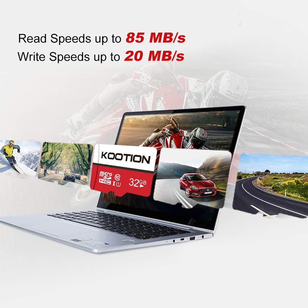 KOOTION Micro SD Card 32GB 5 Pack MicroSDHC UHS-I Memory Card Class 10 High Speed Micro SD Card, C10, U1