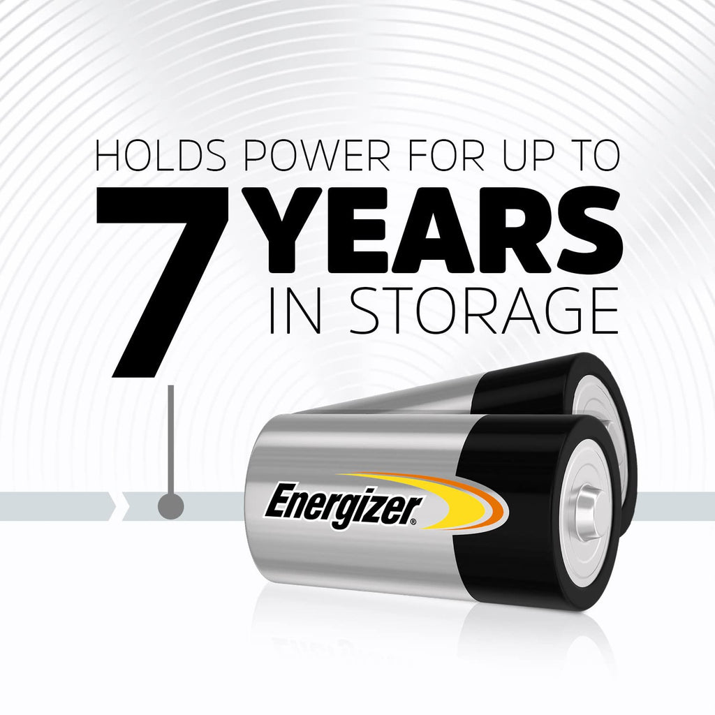 Energizer Alkaline Power - 9V Battery (8 Pack) - Nine Volt Block Batteries