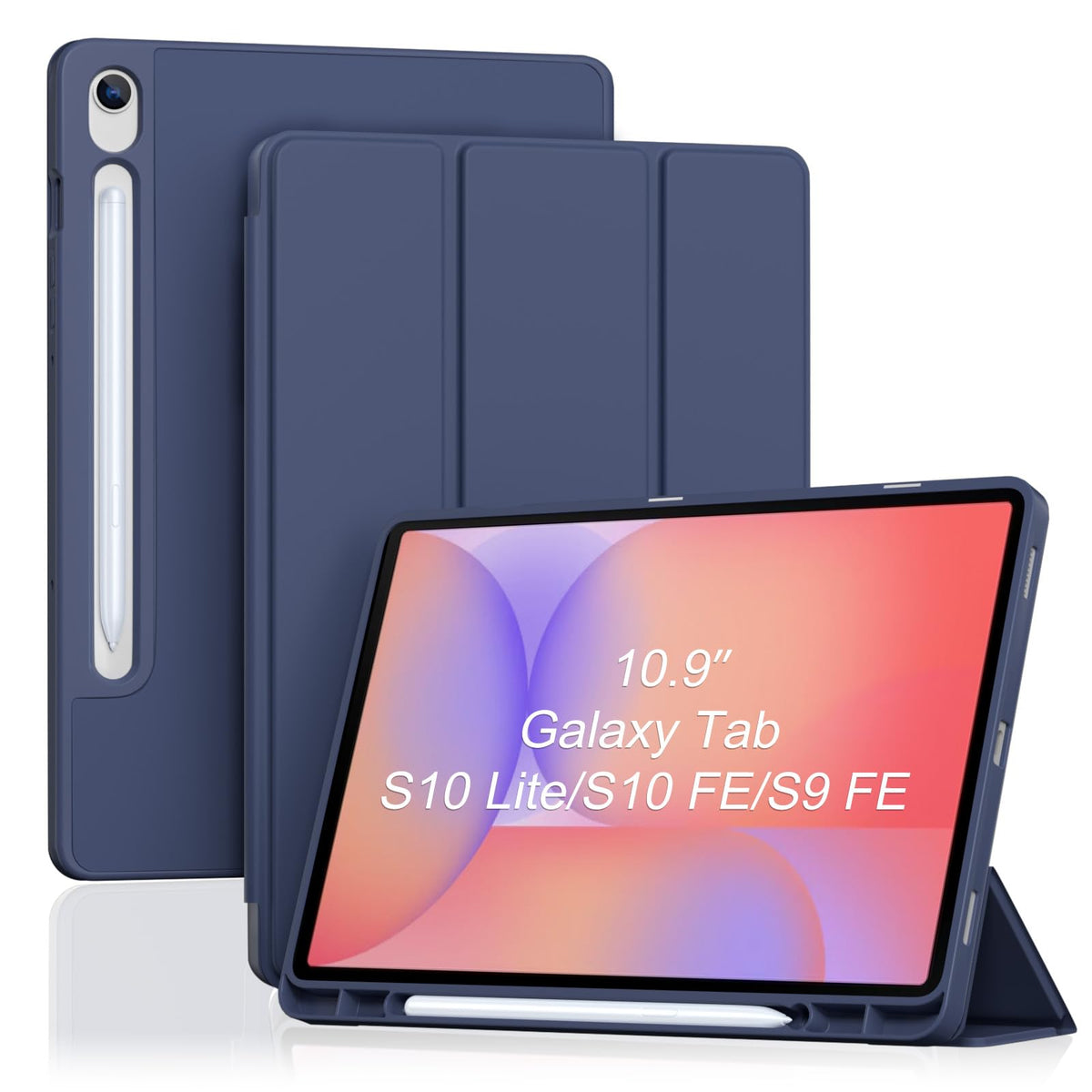 ProCase for Galaxy Tab S10 Lite/S10 FE/S9 FE 10.9" with S Pen Holder -Green