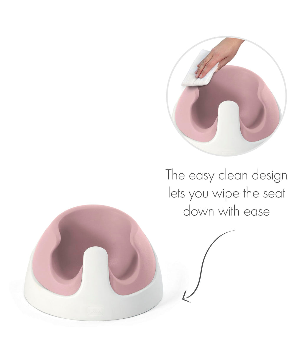 Mamas & Papas Baby Snug Floor Seat and Activity Tray - Clay