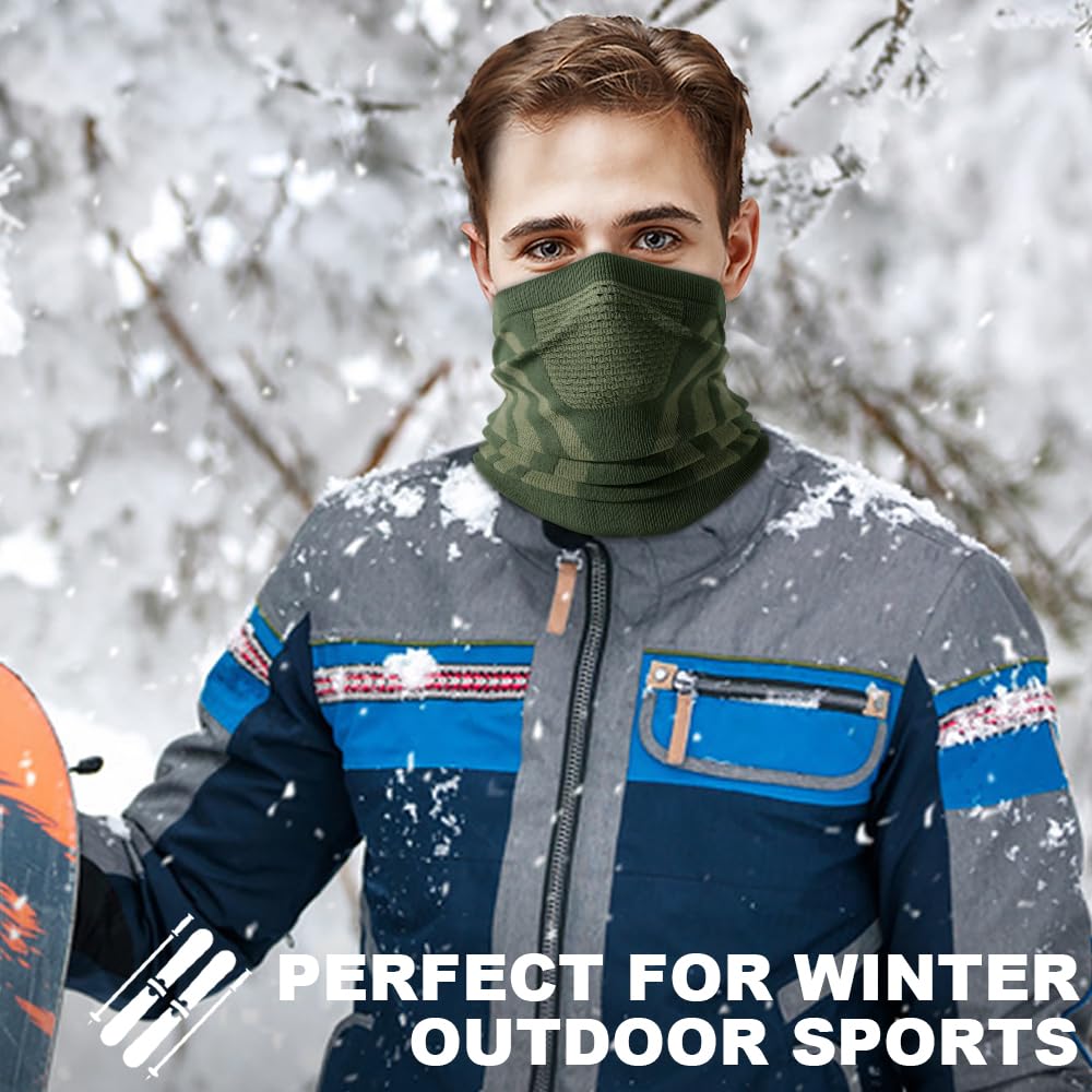 WTACTFUL Winter Neck Warmer Gaiter Windproof Face Mask Balaclava Bandana for Ski Snowboard