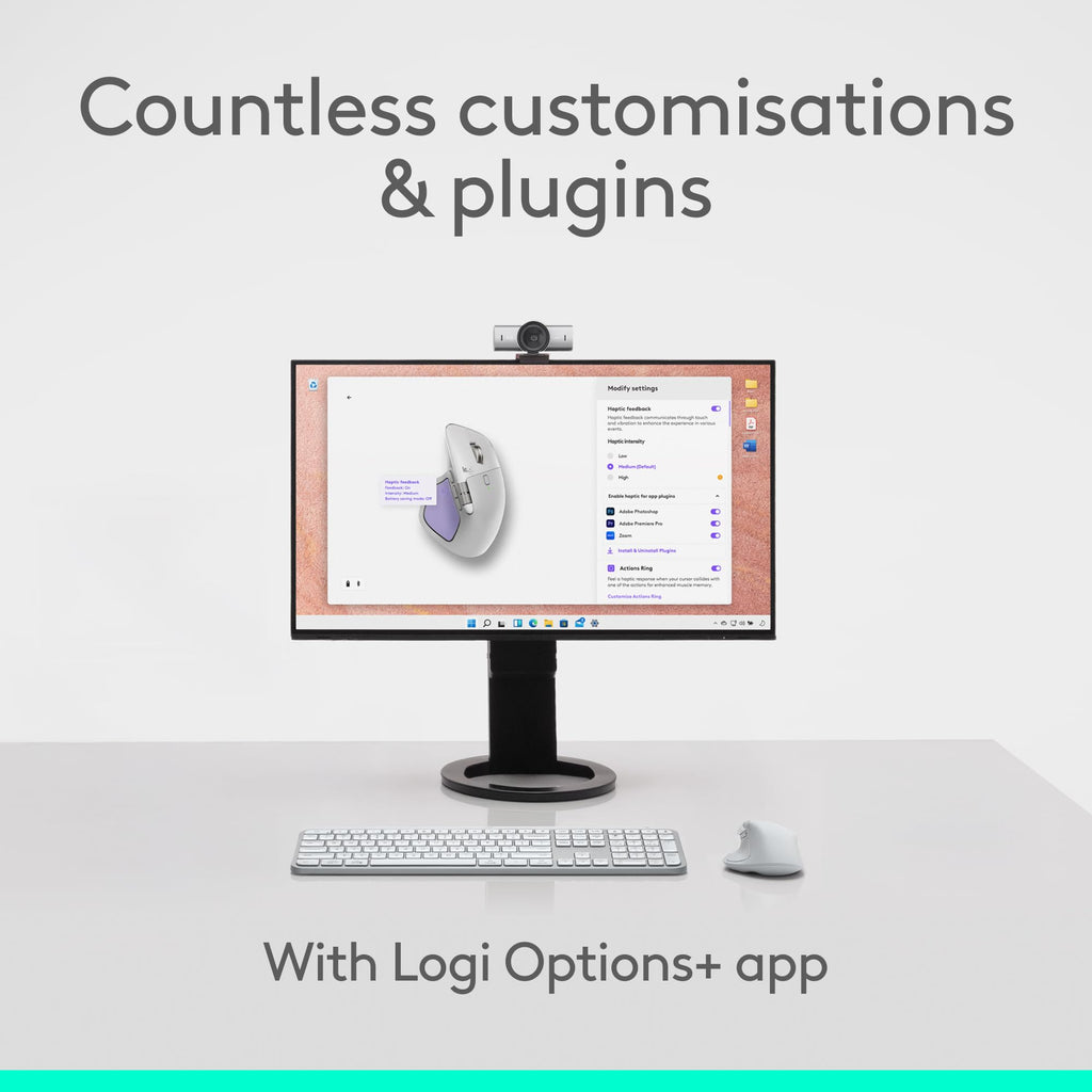 Logitech MX Master 4, Ergonomic Wireless Mouse