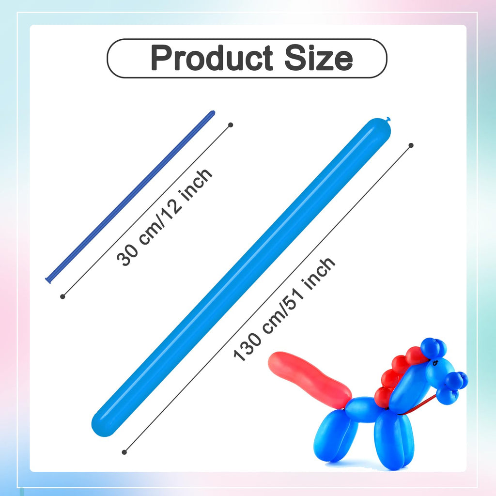 260 Balloons - Clear Long Balloons for Tying Balloon Arch & Balloon Ties