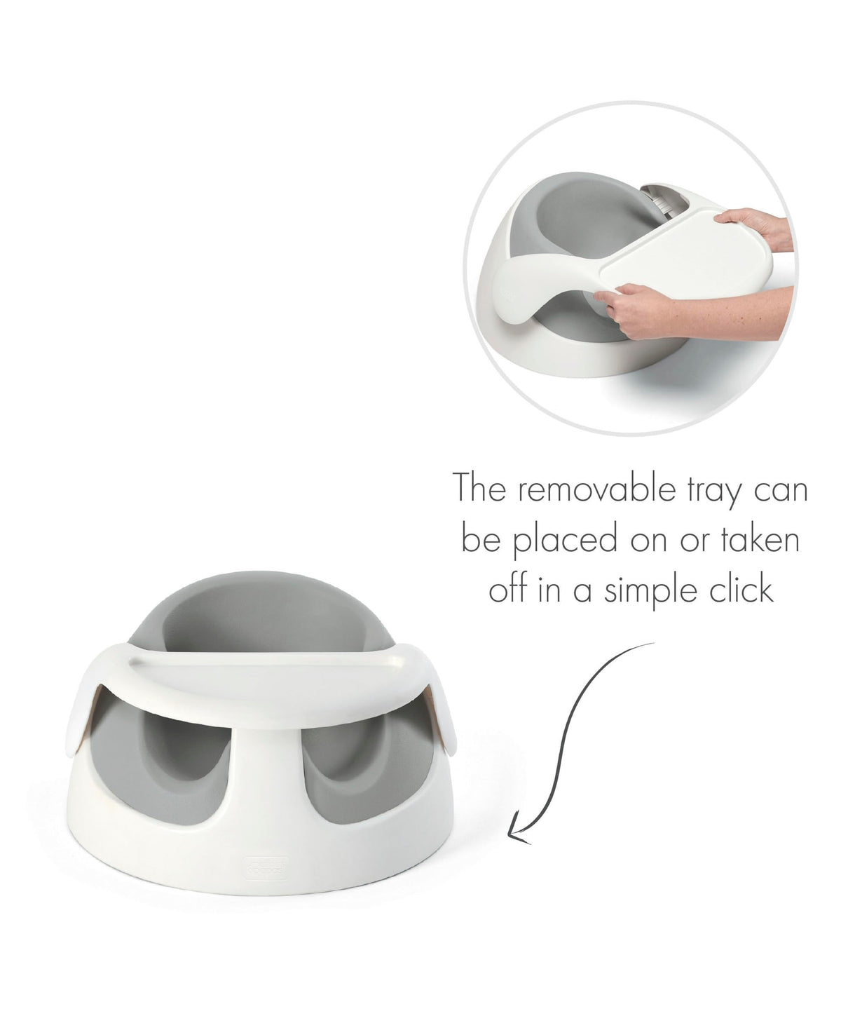 Mamas & Papas Baby Snug Floor Seat and Activity Tray - Clay