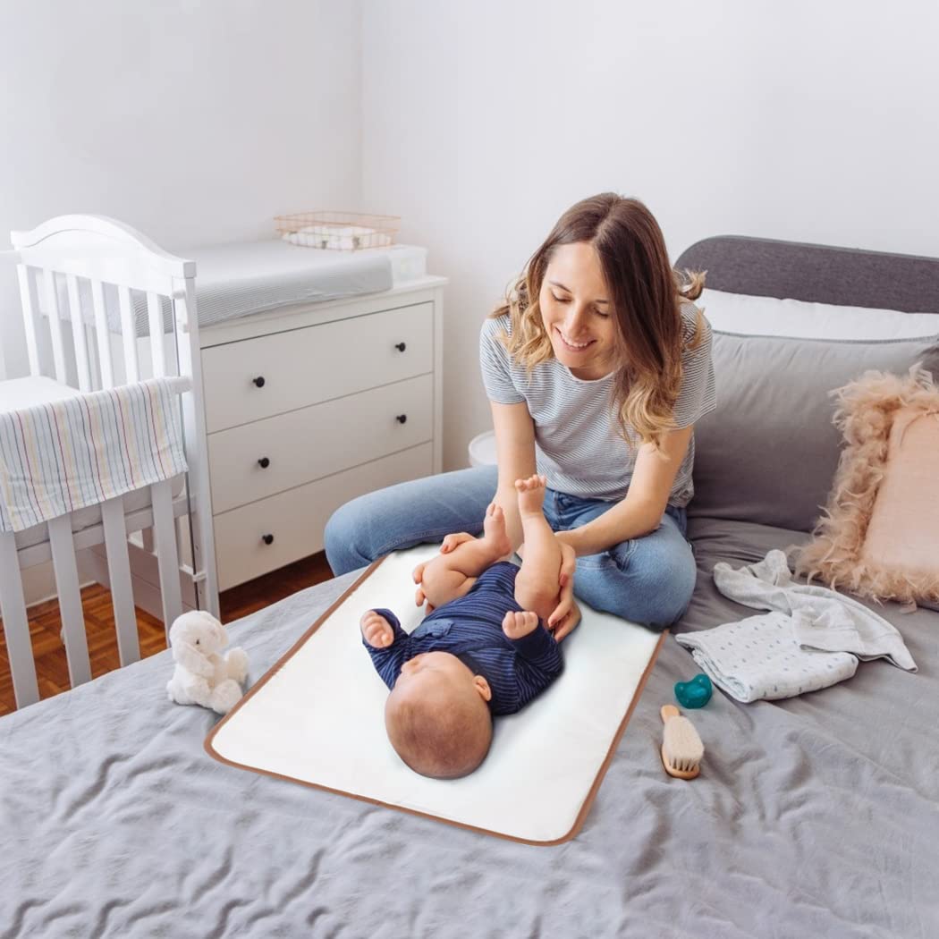 Lekebaby Foldable Baby Changing Mat - Travel & Portable