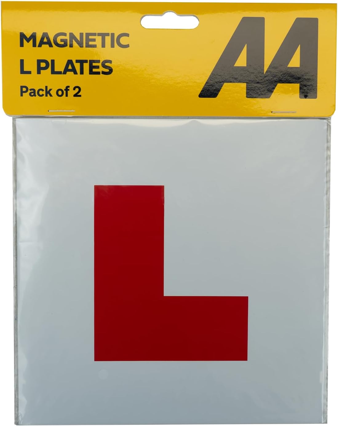 AA Magnetic L Plate, White, Pack of 2