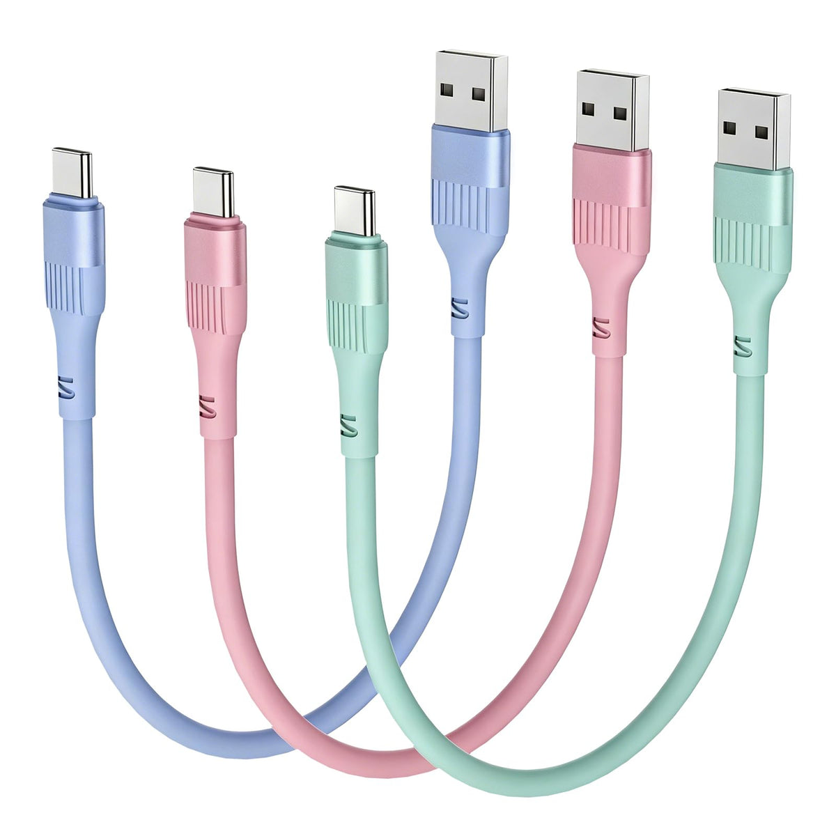 Nebite USB C Charger Cable 3PACK 6FT/1.8M USB A to USB C Charger Cable