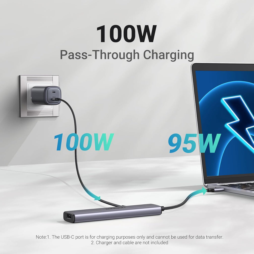UGREEN USB C Hub, 5-in-1 USB Hub for Laptops, 4K HDMI to USB-C Adapter