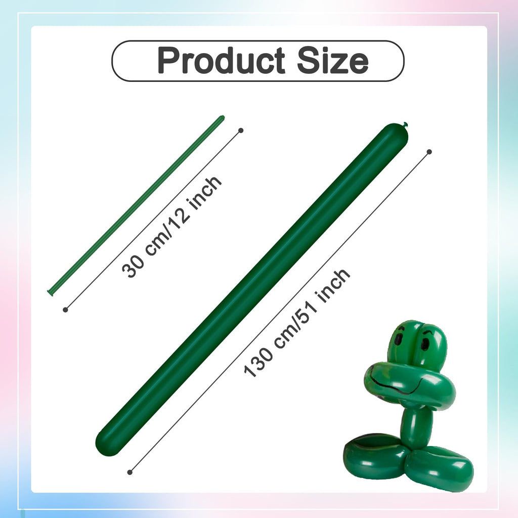 260 Balloons - Clear Long Balloons for Tying Balloon Arch & Balloon Ties