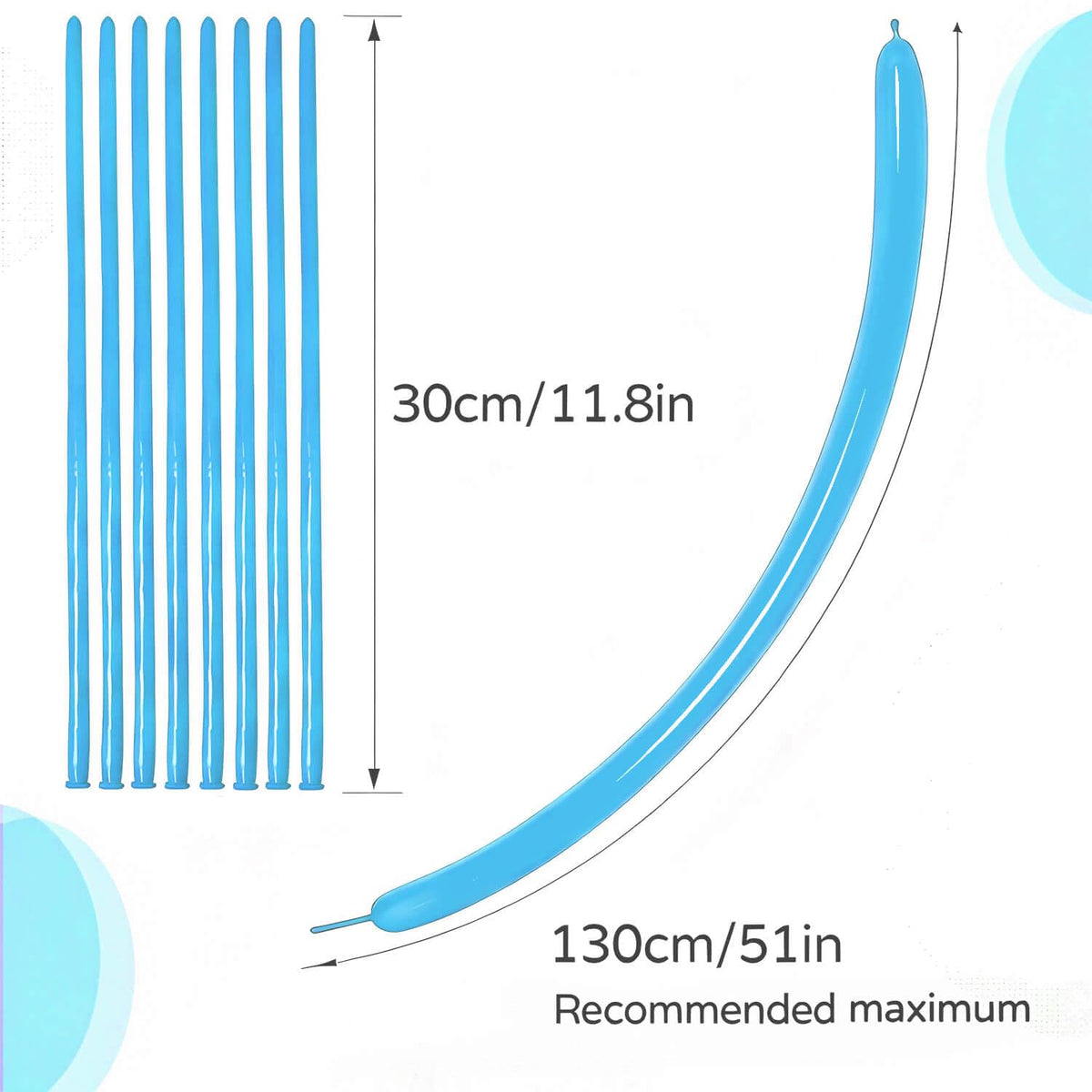 260 Black Long Balloons for Balloon Garland Thickening Skinny Latex Twisting Animals Modeling Christmas Birthday Wedding Party Festival Decorations 100pcs