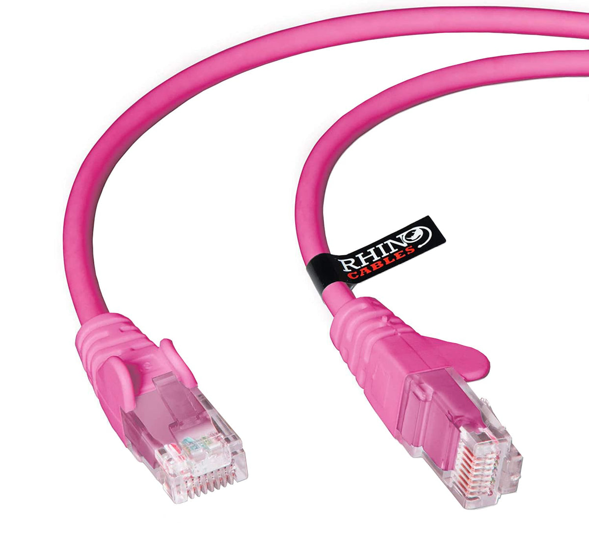 rhinocables CAT 5e High-Speed Ethernet Cable - Reliable LAN Network RJ45 Cable for Fast Internet & Data Transfer | Durable WiFi Broadband Cable for Gaming & Streaming, (20m, White, Pack of 25)