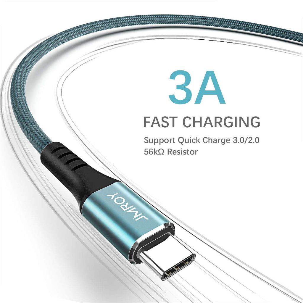 USB C CABLE 3M,Long Samsung Charger Cable Braided Compatible with Samsung Galaxy S20 Plus S21 S22 S23 S10 S9 S8, A20E A50 A51 A70 A71,PS5,Switch,Huawei P40,（Black）