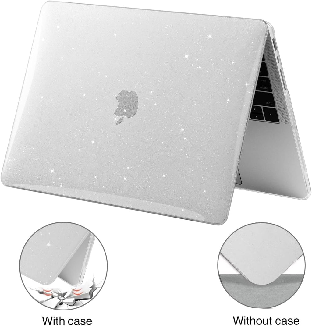 EooCoo for MacBook Neo Case 13 inch 2026 A3404 A18-Pro Crystal Pink
