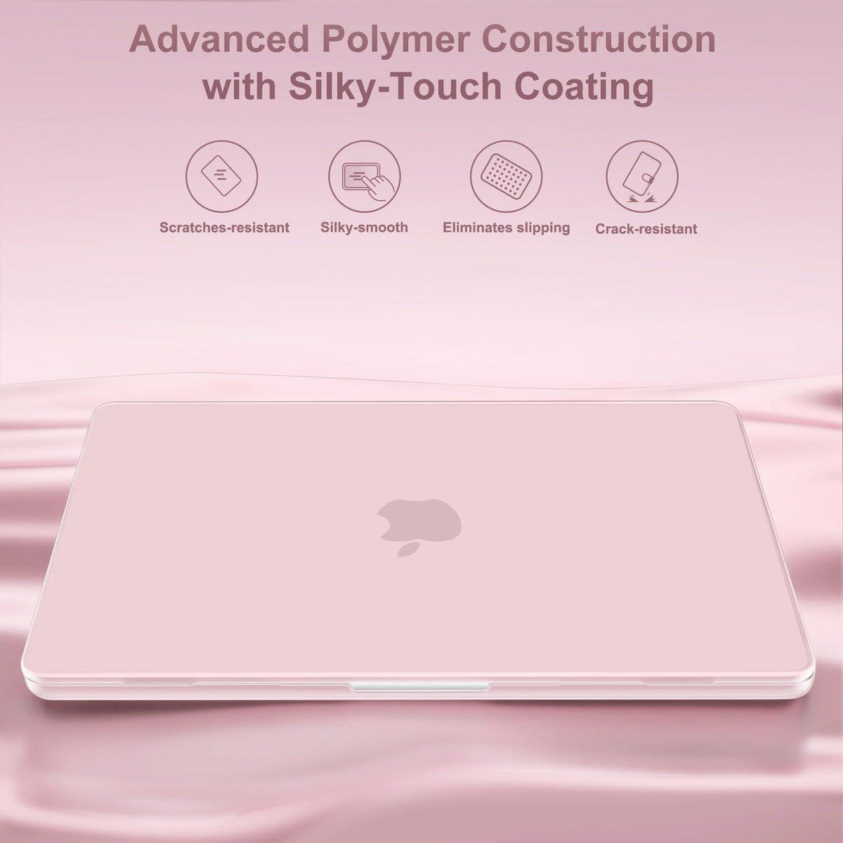MOSISO Compatible with MacBook Air 13 inch Case 2026, Crystal Clear