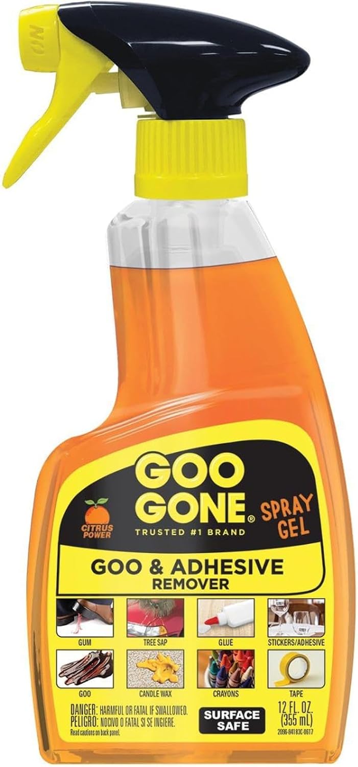 Goo Gone Adhesive Remover Spray Gel, 236ml