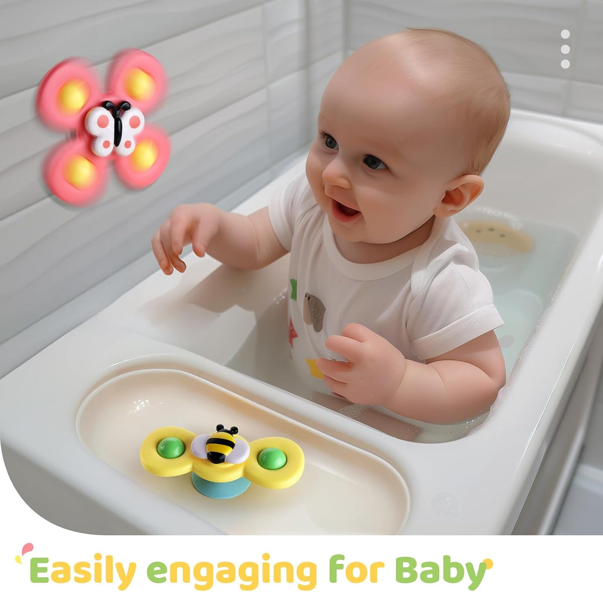 ALASOU Suction Cup Spinner Airplane Travel Toys for 1 Year Old Boy Girl