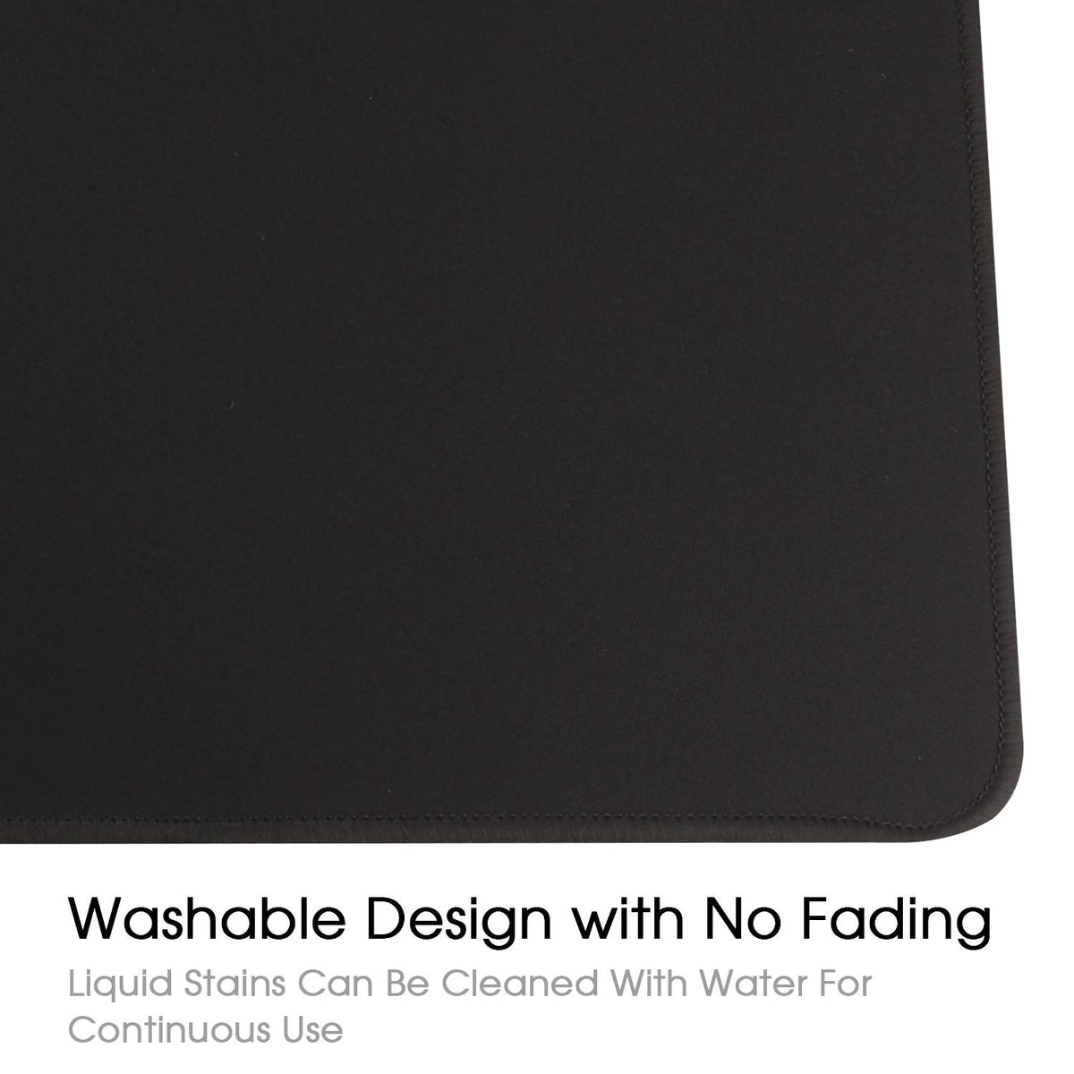 Gaming Mouse Mat Desk Office Mouse Pad Large Size 800x300x3mm Comfortable Mousepad with Smooth Cloth Surface, Improved Precision and Speed (80x30 Black)