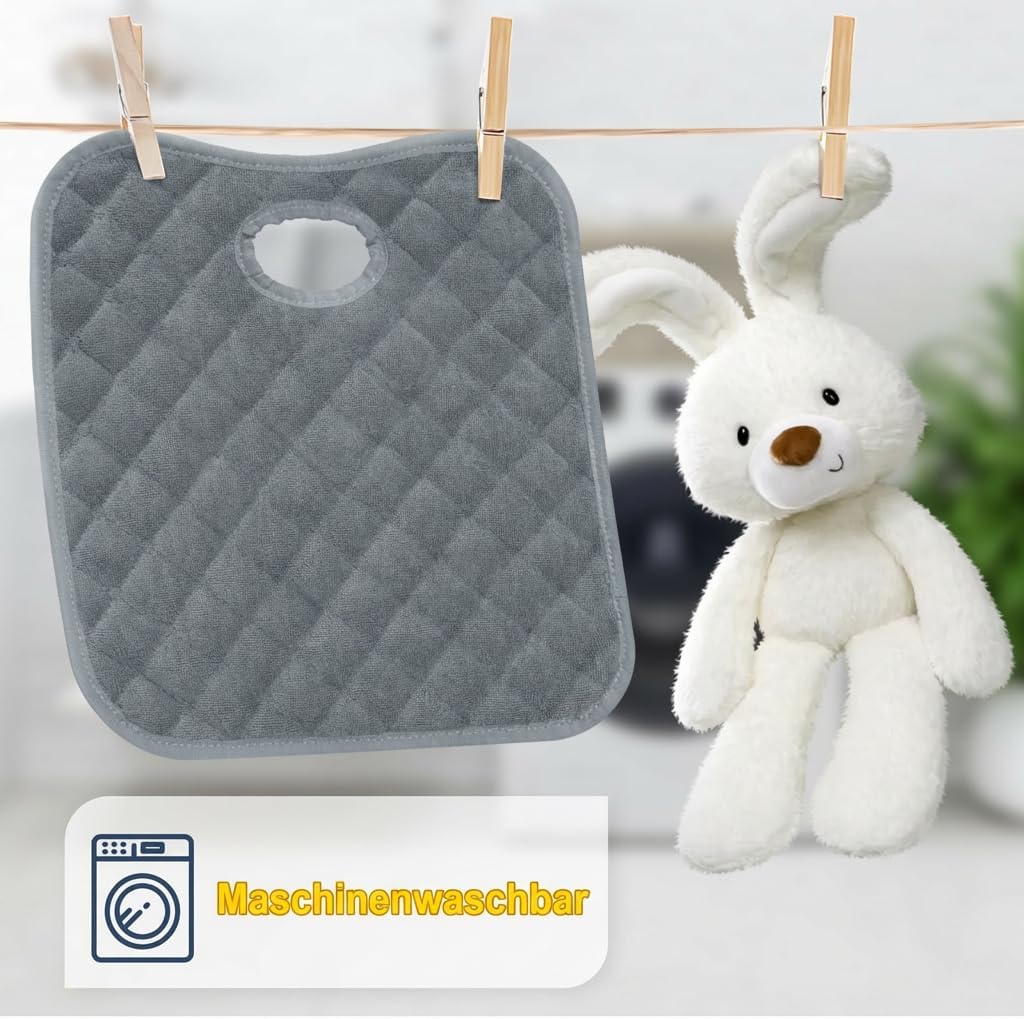 2PCS Waterproof Baby Car Seat Protectors, Car Seat Protector Potty Training Liner for Toddler Baby Kids (Grey&Black）