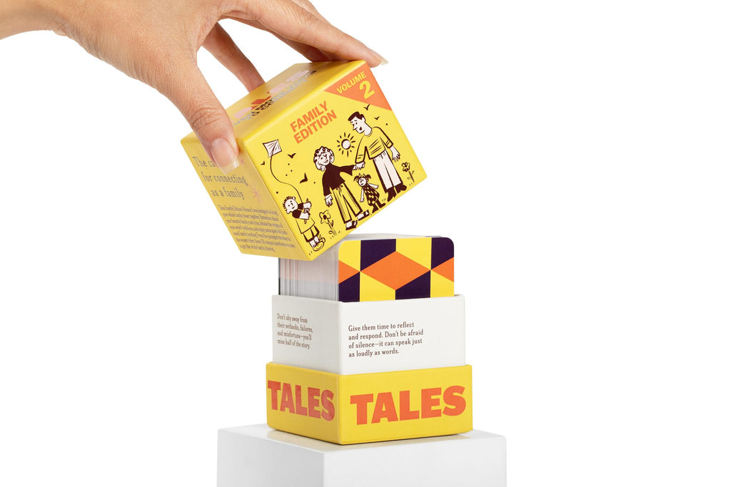 TALES 150 Conversation Cards, Family Edition, Create Meaningful Connections