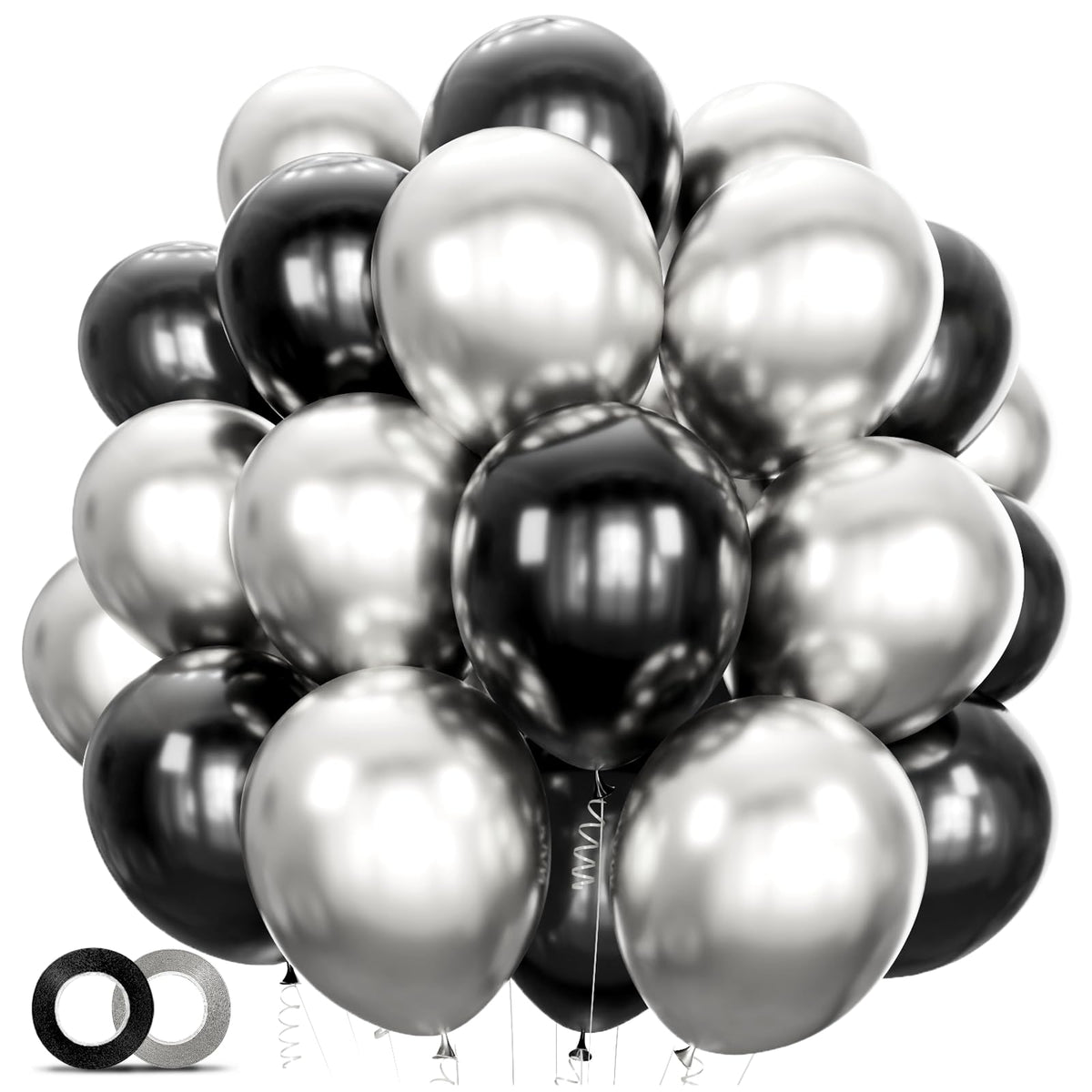 ASIYUHY Yellow Balloon 12 inch 100 Pack Thick Latex Helium Balloons