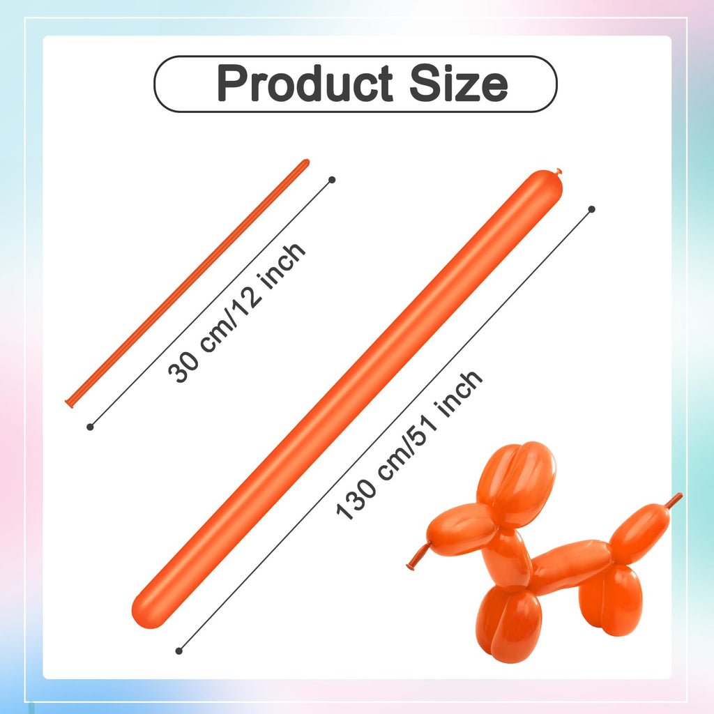 260 Balloons - Clear Long Balloons for Tying Balloon Arch & Balloon Ties