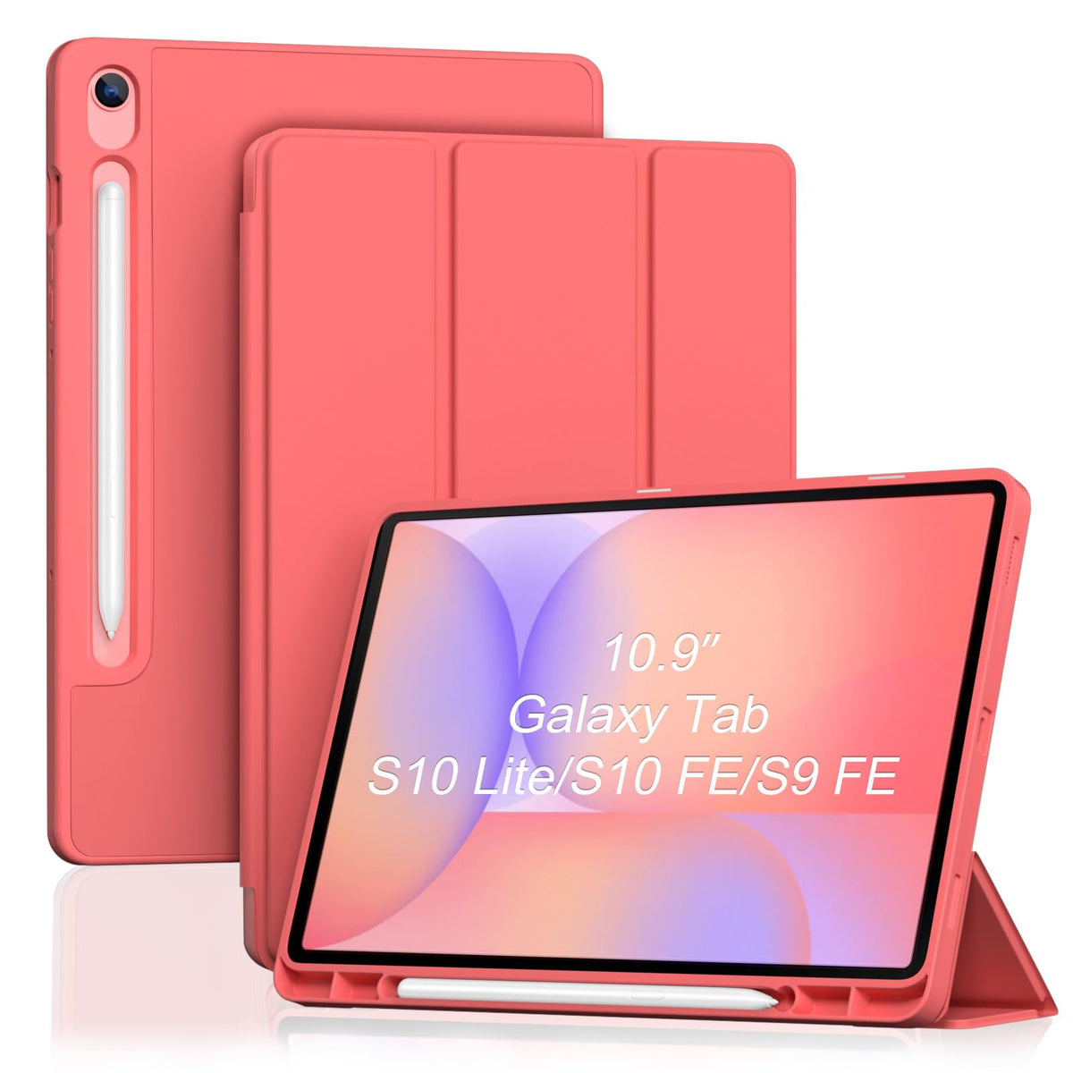 ProCase for Galaxy Tab S10 Lite/S10 FE/S9 FE 10.9" with S Pen Holder -Green