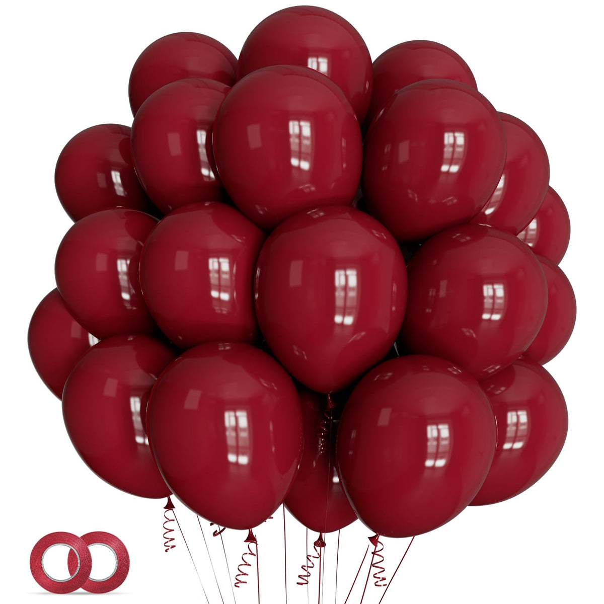 ASIYUHY Yellow Balloon 12 inch 100 Pack Thick Latex Helium Balloons