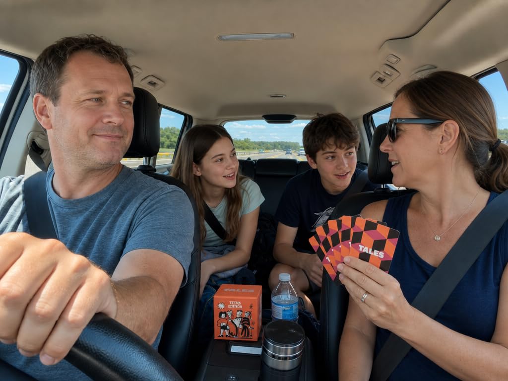 TALES 150 Conversation Cards, Family Edition, Create Meaningful Connections