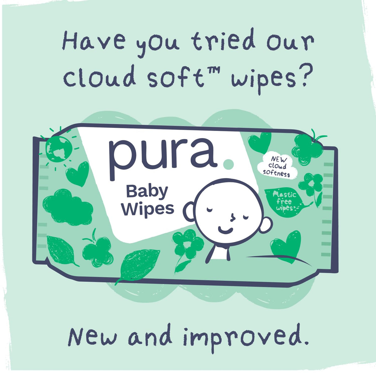 Pura Nappy Size 5 (11–16kg) 132 Count Sensitive Skin