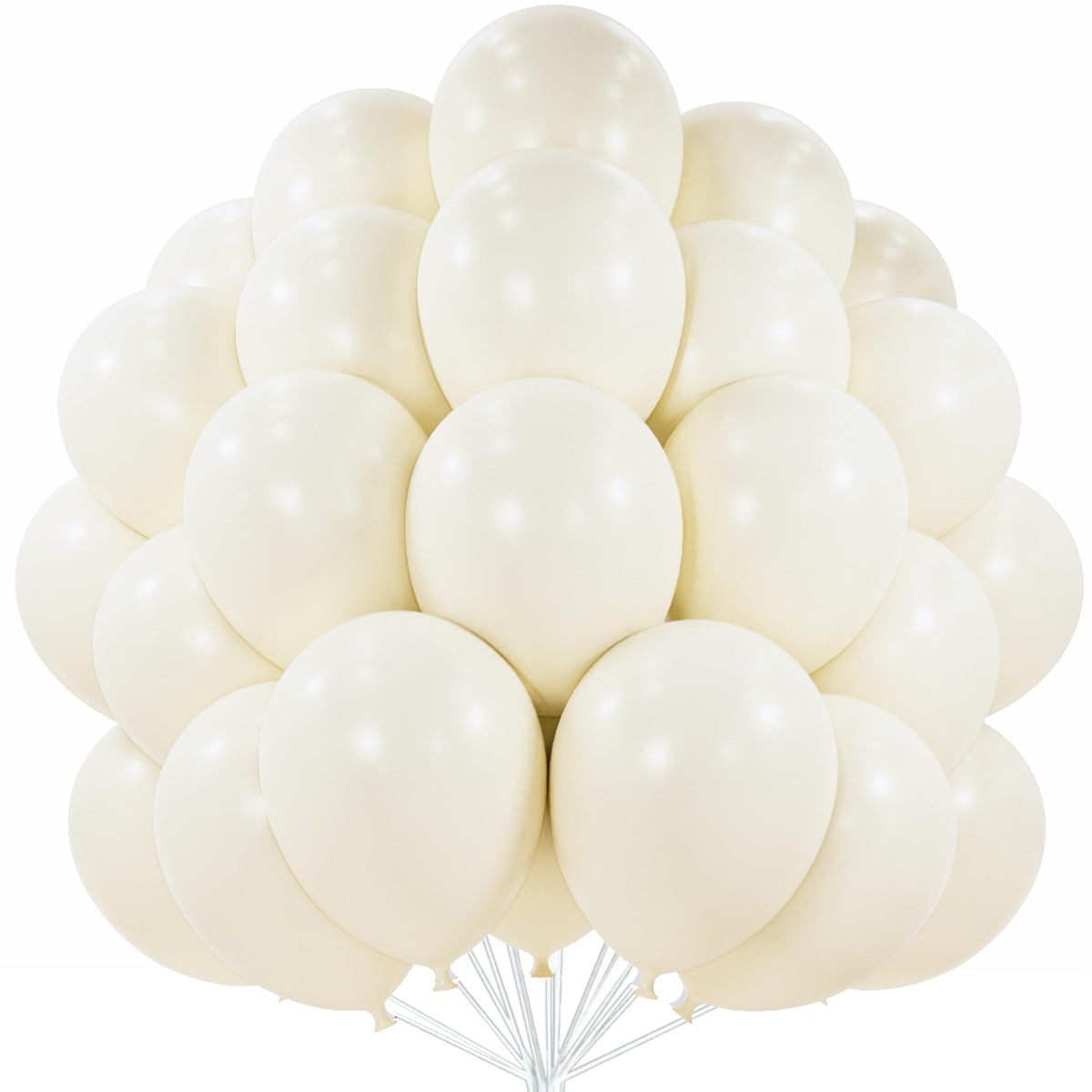 PartyWoo Light Blue Balloons 101pcs Baby Pastel Sky Aqua Blue Color 12 Inch