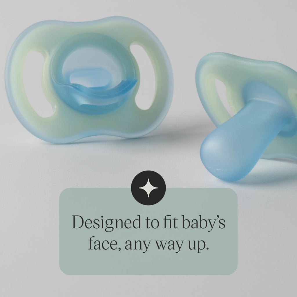 Tommee Tippee NightGlow Dummy Orthodontic 6-18m Pack of 4