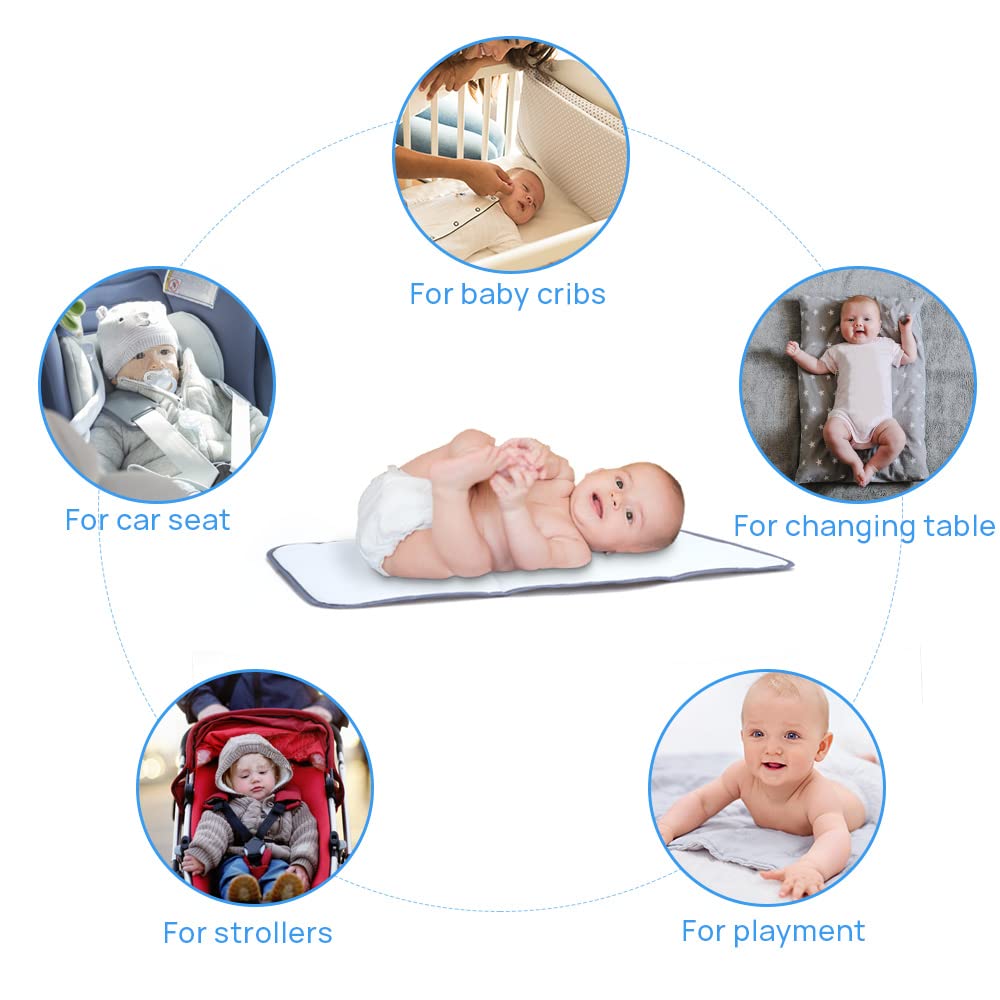 Lekebaby Foldable Baby Changing Mat - Travel & Portable