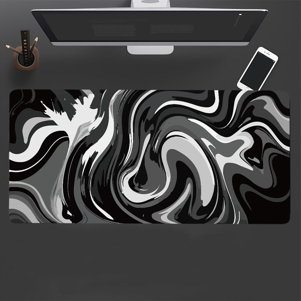 Rcege Large Gaming Mouse Pad Extended Desk Mat with Non Slip Stitched Edge