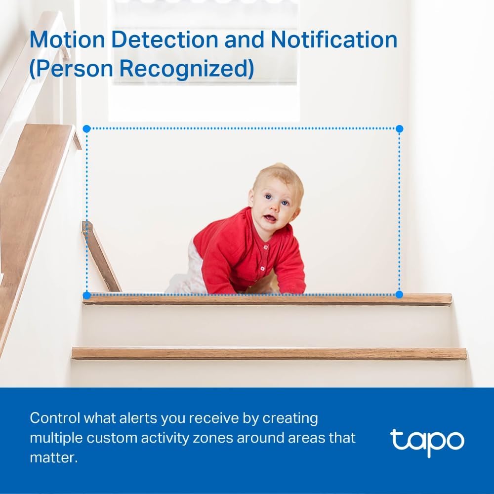 Tapo C210 2K 3MP Pan/Tilt Indoor Security Camera Pet Camera House Security