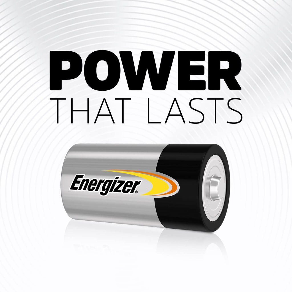 Energizer Alkaline Power - 9V Battery (8 Pack) - Nine Volt Block Batteries