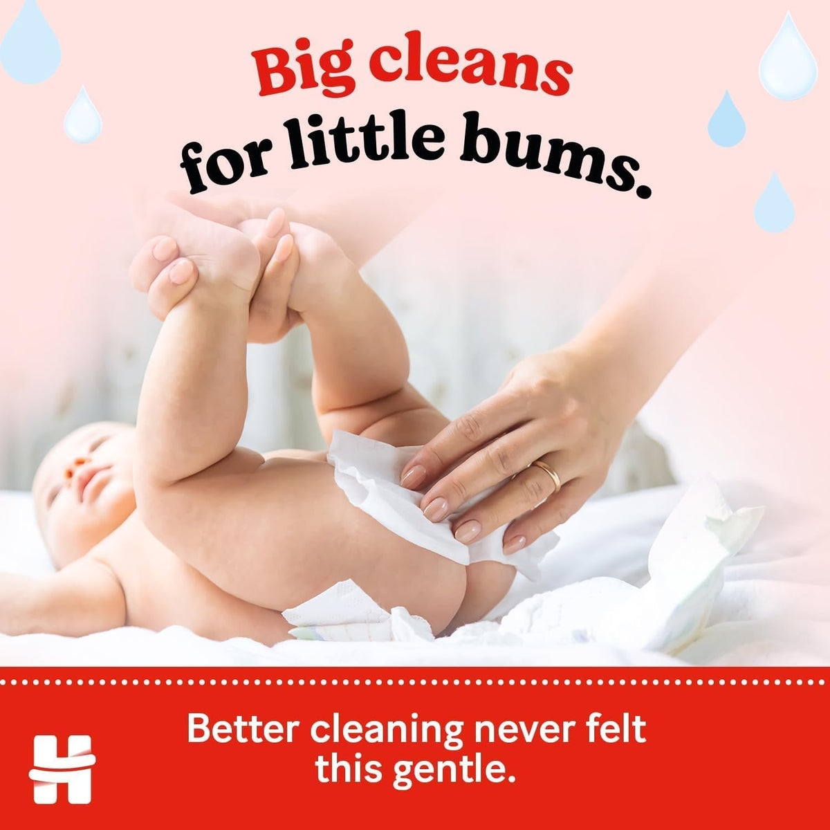 Huggies Pure Plastic Free Baby Wipes - Quad Pack (192 Wipes) - 99% Water Wet Wipes, Fragrance Free, Hypoallergenic, Better Cleaning, Soft and Gentle on Babies' Delicate Skin