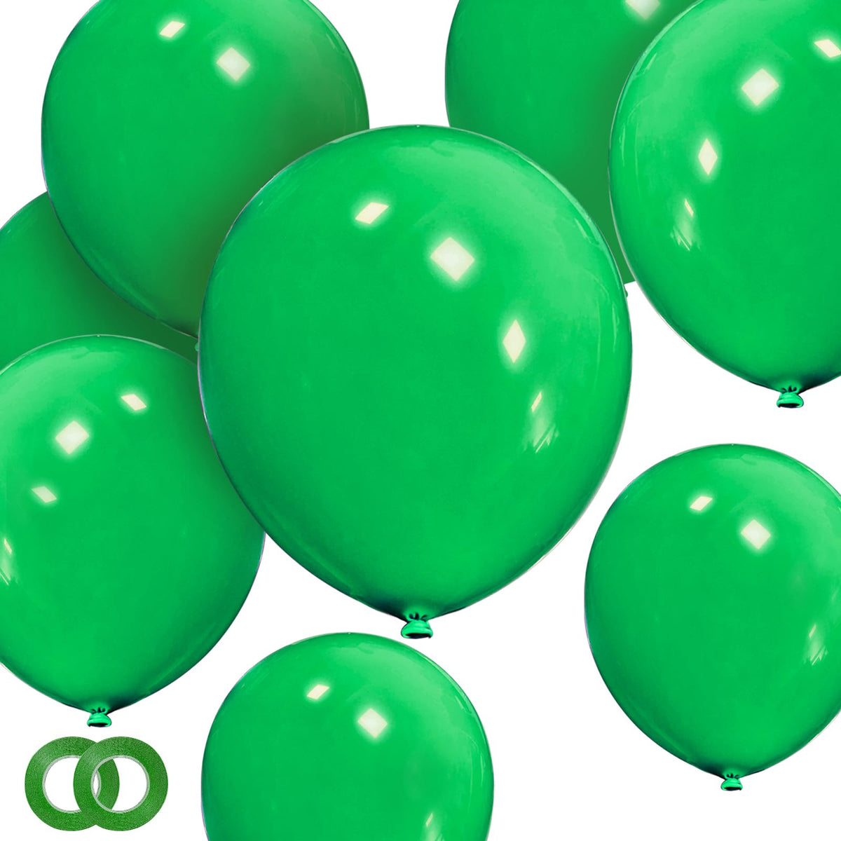 ASIYUHY Yellow Balloon 12 inch 100 Pack Thick Latex Helium Balloons