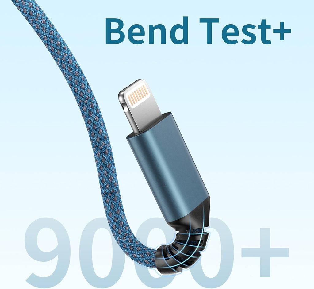GIANAC Multi Charger Cable [3Pack 1.2M] 3 in 1 Charging Cable Nylon Braided