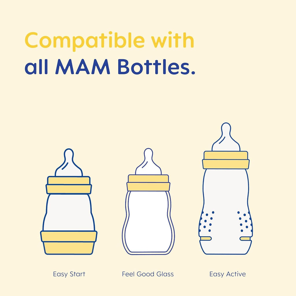 MAM Teats Size 3, Fast Flow, 4 Pack