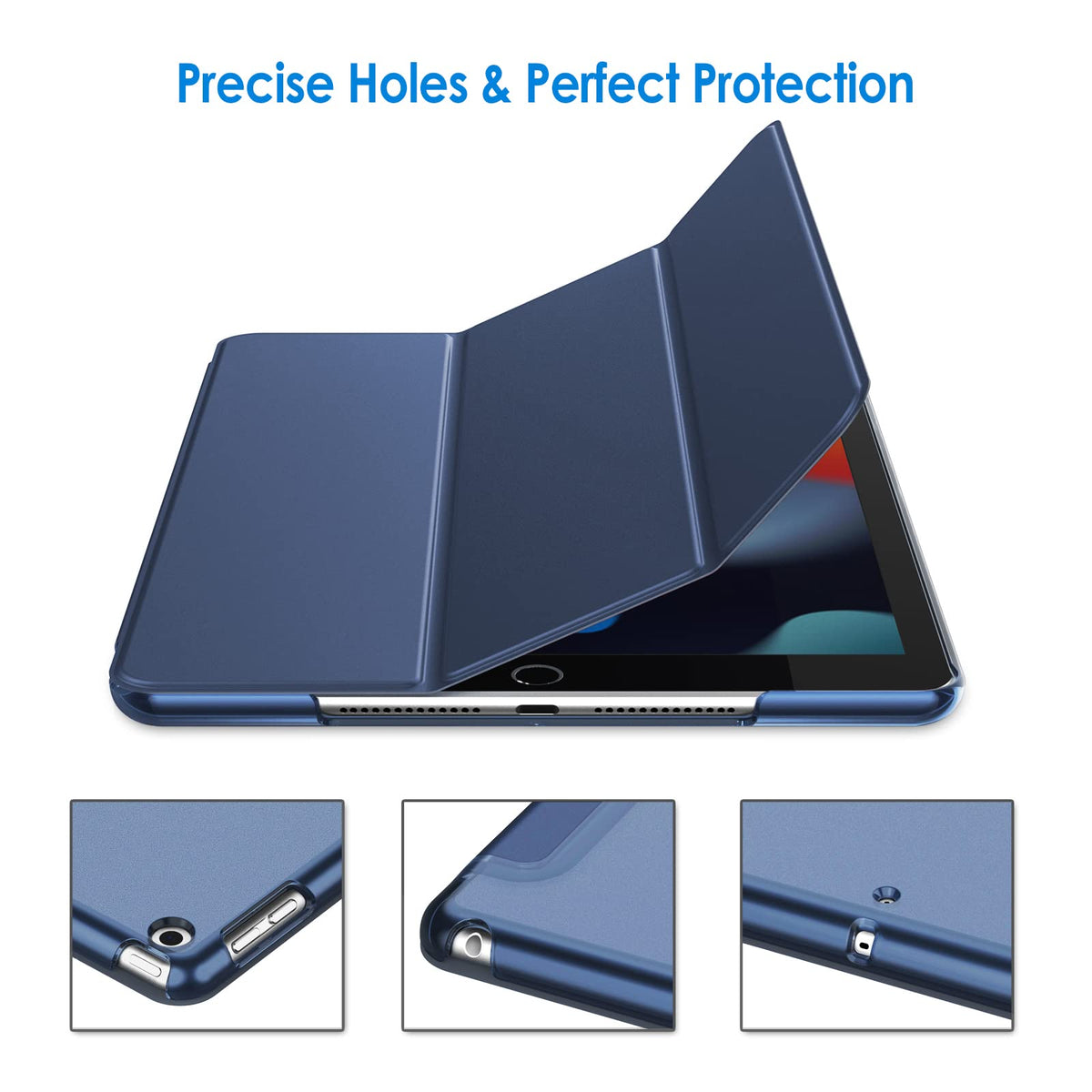 JETech Case for iPad 9th/8th/7th Gen 10.2", Black