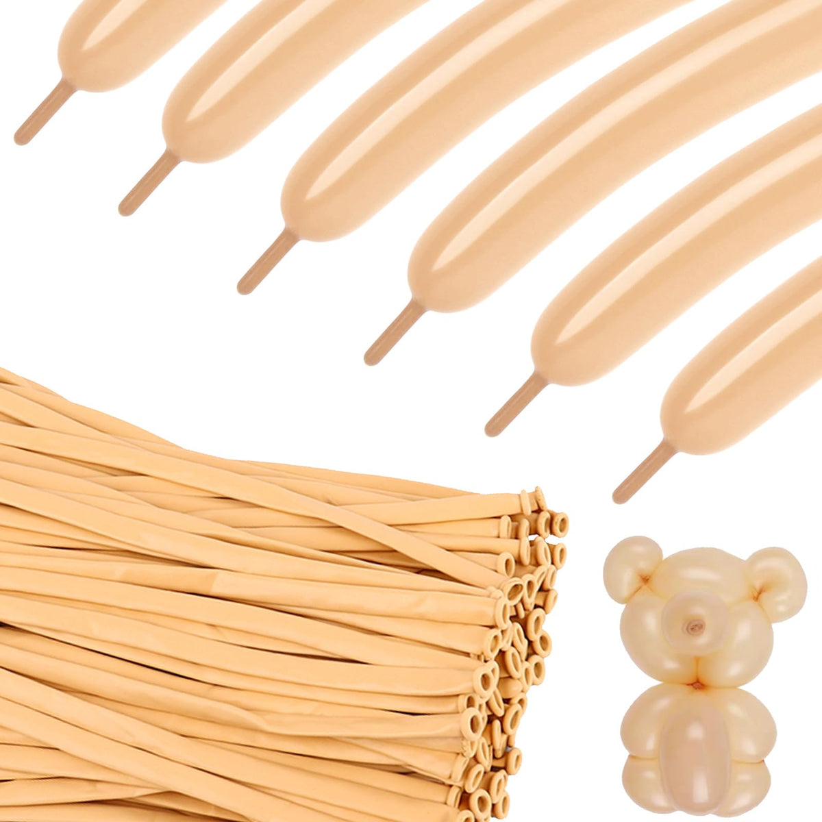 260 Balloons - Clear Long Balloons for Tying Balloon Arch & Balloon Ties