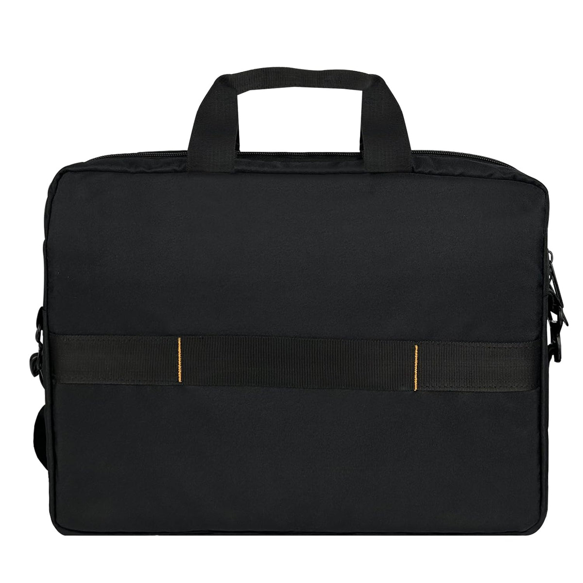 Amazon Basics Laptop Shoulder Bag, Slim 15.6 inch, Black, 1-Pack