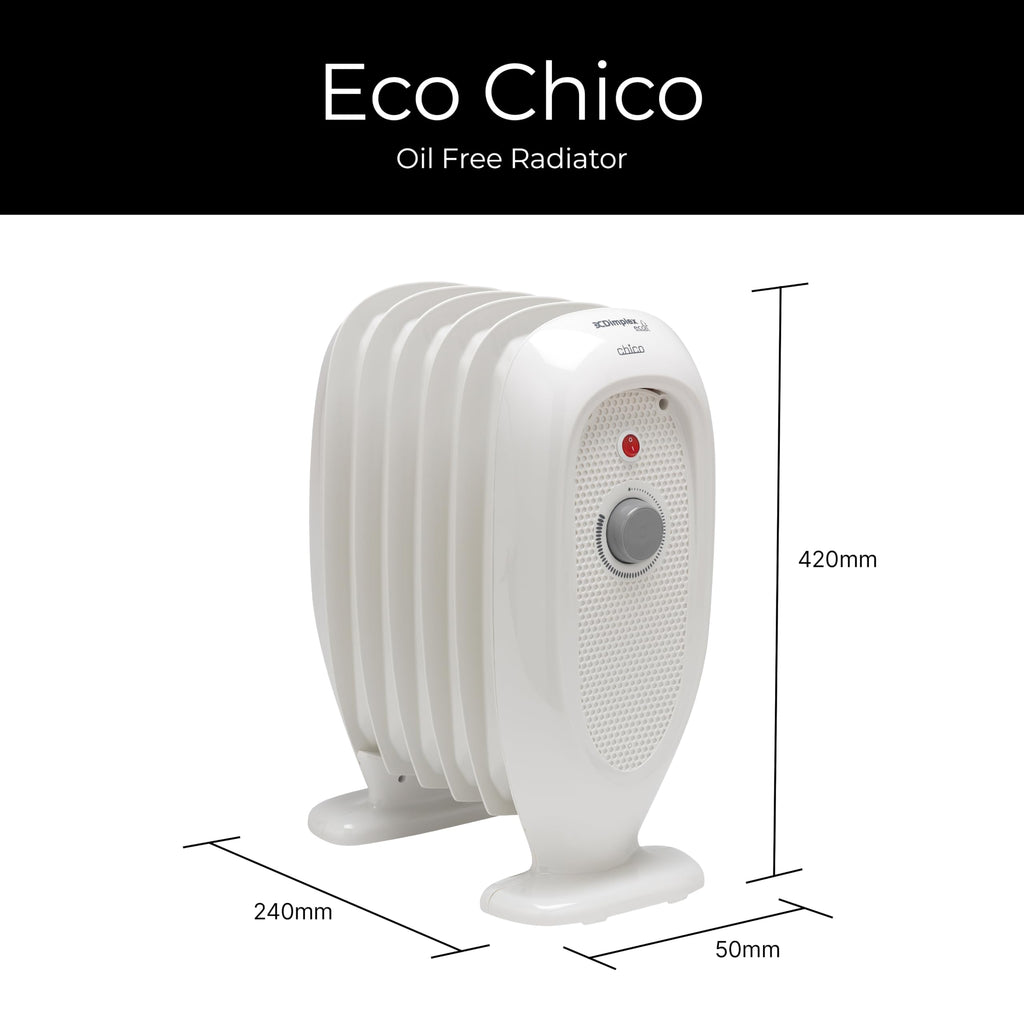 Dimplex ECR20TIE Oil Free Portable Radiator, 2kW Electric Heater, Timer