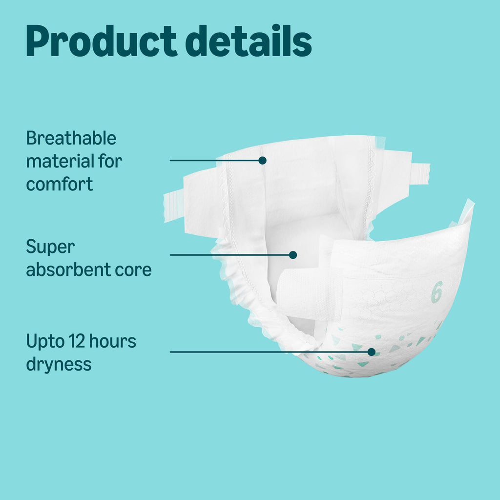by Amazon Nappies - Size 2 (3-6kg) - 102 count (3 Packs of 34)